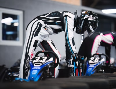 Sprint junior au Liège Karting